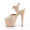 Pleaser - ADORE708N Sandale à bride à la cheville, Pole dance chaussures - Chaussures de pole dance - Crème Product image